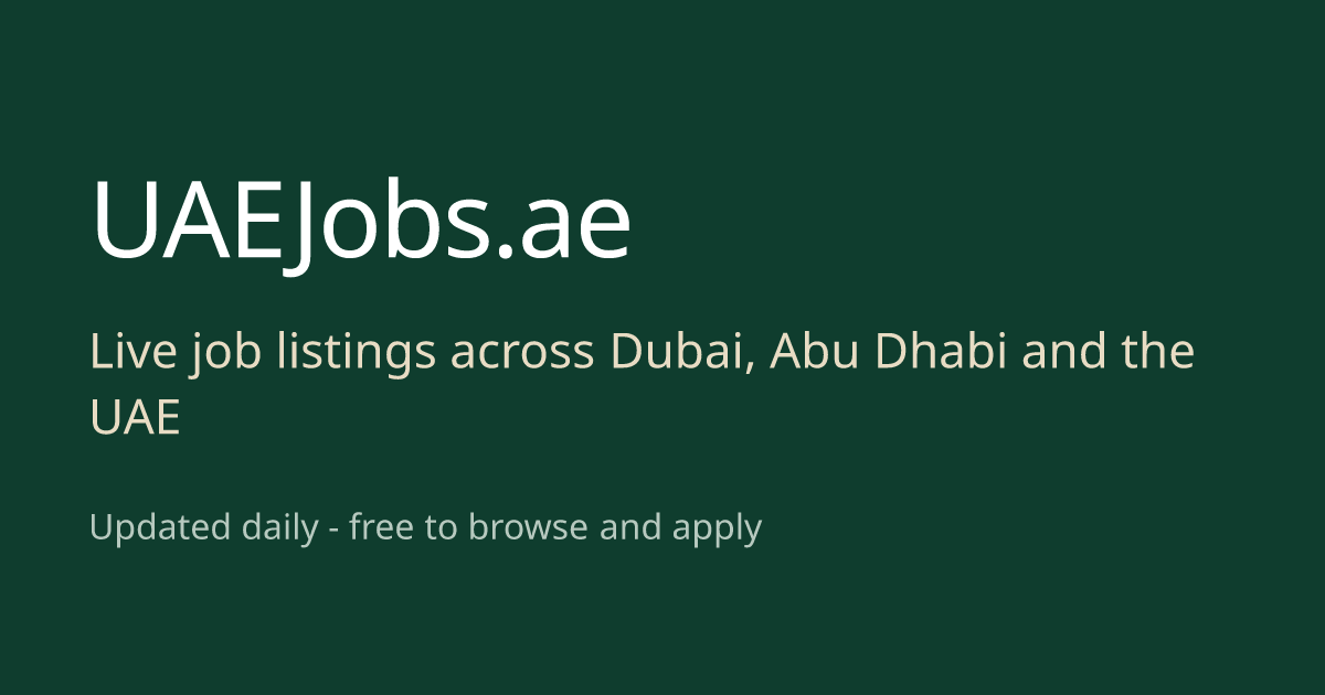 DHL Careers in UAE — 15 Jobs · UAEJobs.ae